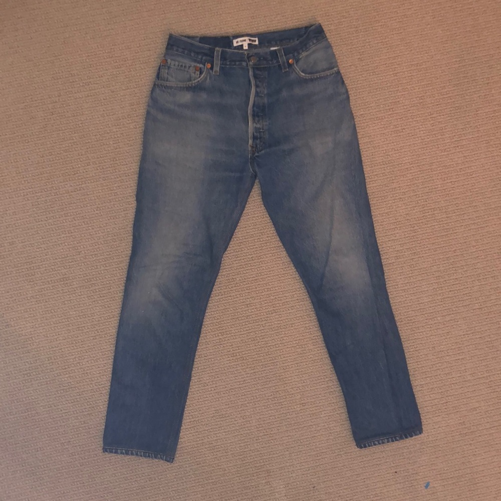Re/Done x Levi’s High Rise Anke Crop Jeans